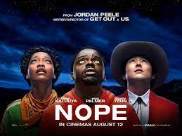 Movie poster for the film NOPE.