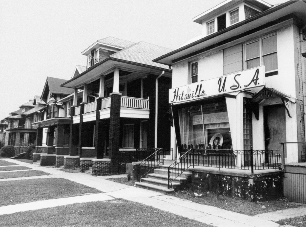 A photo of the HItsville USA building that served as the headquarters for Motown Records when it first began.