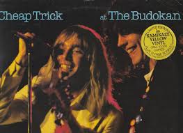 A photo of the album cover for Cheap Trick Live at the Budokan