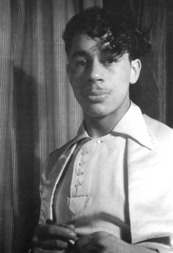 A photo of Cab Calloway as a young man.